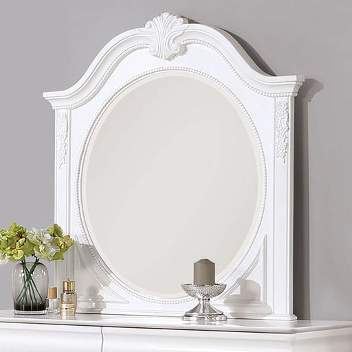 ALECIA Mirror, White - The Mattress Center (Fresno,CA)