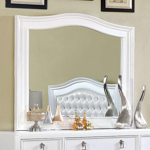 Ariston Mirror White, Silver, & Black - The Mattress Center (Fresno,CA)