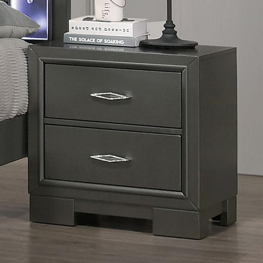 ALISON Night Stand, Dark Walnut - The Mattress Center (Fresno,CA)