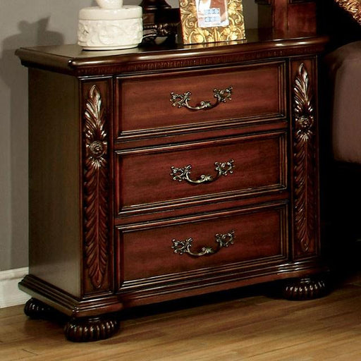 ARTHUR Brown Cherry Night Stand - The Mattress Center (Fresno,CA)
