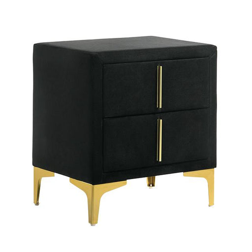 FLORIZEL Night Stand, Black - The Mattress Center (Fresno,CA)