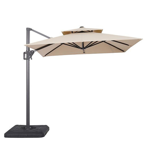 Fida 8 Ft Square Umbrella w/ Double Top + 37" Large Base - The Mattress Center (Fresno,CA)