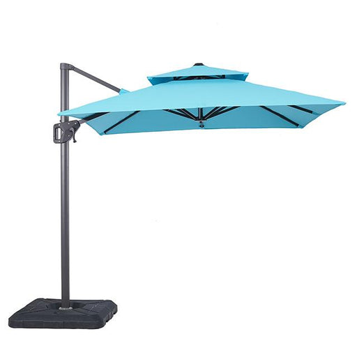 Fida 8 Ft Square Umbrella w/ Double Top + 37" Large Base - The Mattress Center (Fresno,CA)