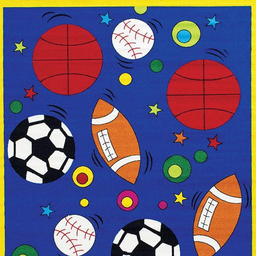 Abbey Sports 4' 9" X 6' 9" Area Rug - The Mattress Center (Fresno,CA)