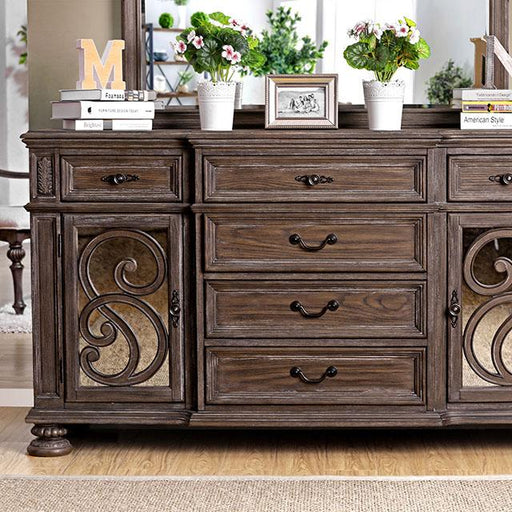 ARCADIA Rustic Natural Tone Server - The Mattress Center (Fresno,CA)