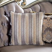 Albacete Sofa Campage & Walnut - The Mattress Center (Fresno,CA)
