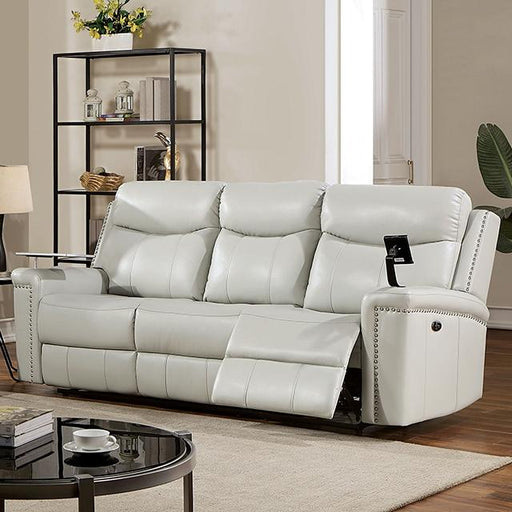 FLORINE Power Sofa, Light Gray - The Mattress Center (Fresno,CA)