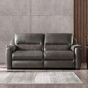 ALTAMURA Power Sofa, Gray & Beige - The Mattress Center (Fresno,CA)