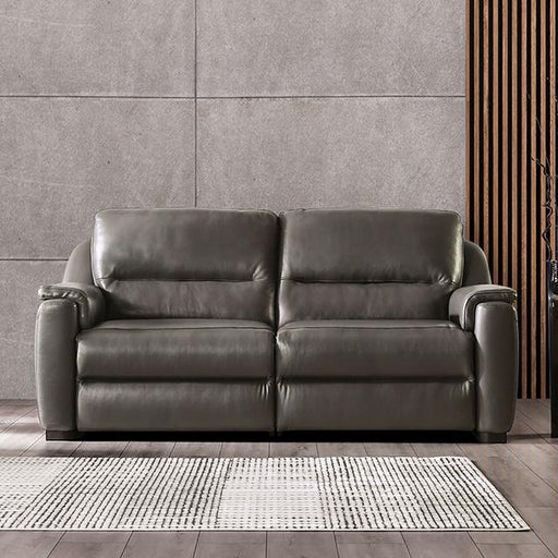 ALTAMURA Power Sofa, Gray & Beige - The Mattress Center (Fresno,CA)