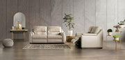 ALTAMURA Power Sofa, Gray & Beige - The Mattress Center (Fresno,CA)