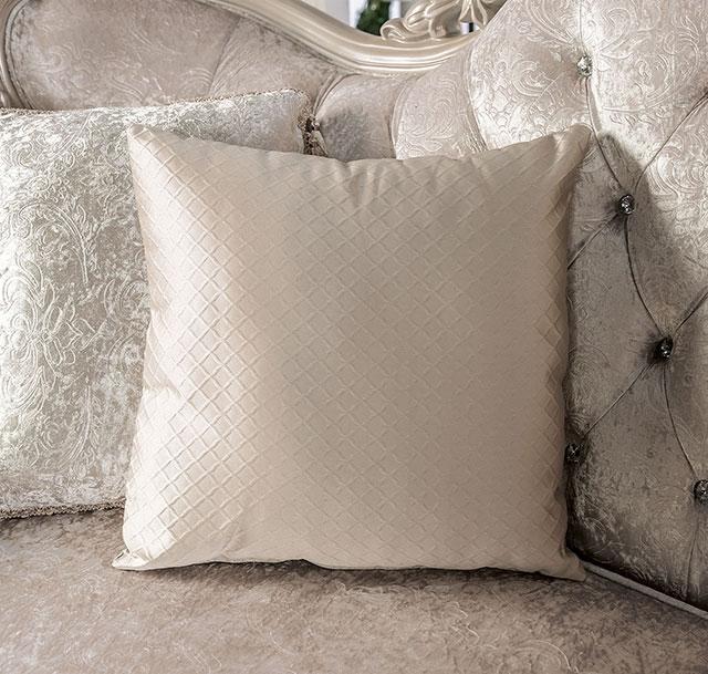 Acapulco White & Espresso Sofa - The Mattress Center (Fresno,CA)