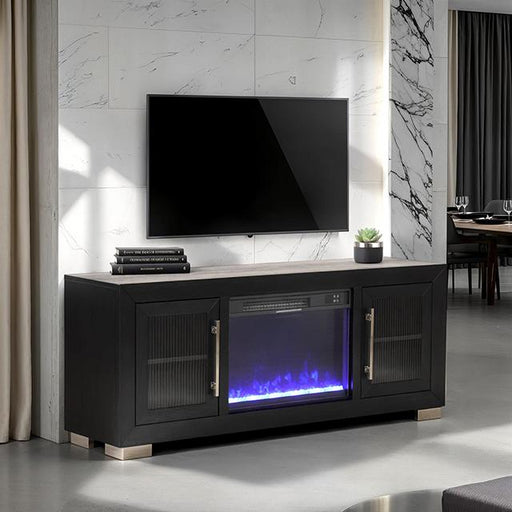Ashbourne 60" & 72" TV Stand w/ Fire Place - The Mattress Center (Fresno,CA)