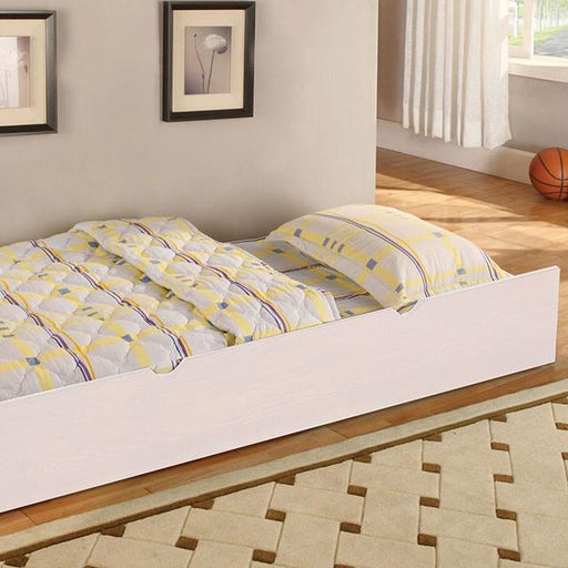 Caren White Twin Bed - The Mattress Center (Fresno,CA)