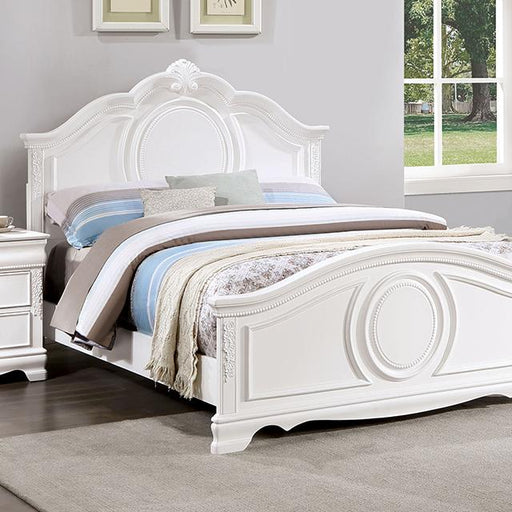 ALECIA Twin & Full Bed, White - The Mattress Center (Fresno,CA)